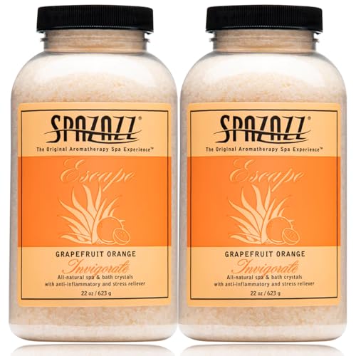 Spa Bath Crystals - Grapefruit Orange Aromatherapy & Anti-Inflammatory Benefits