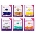 Assorted Kids Hair Bows with Double Snap Non-Slip Barrettes - 60 Pack, 6 Colors - Confidence