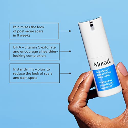 Murad InvisiScar Resurfacing Treatment ? Acne Scar Solution with Vitamin C, Salicylic Acid & Centella Asiatica for Smoother Texture, Reduced Discoloration & Effectively Blurs Imperfections - 1 Fl Oz