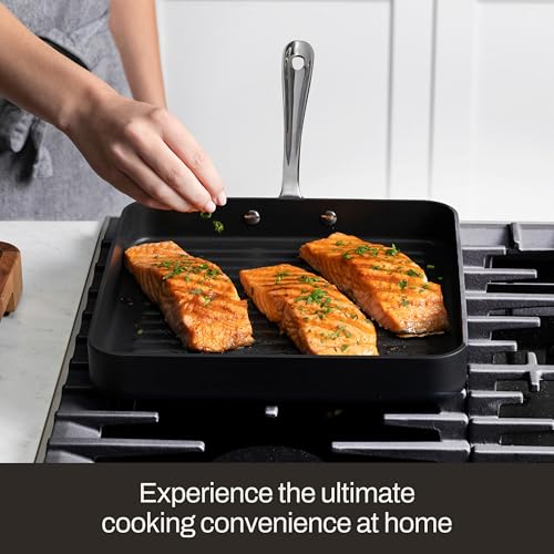 All-Clad HA1 Expert Nonstick 11-Inch Grill Pan with Ridges & Easy Clean