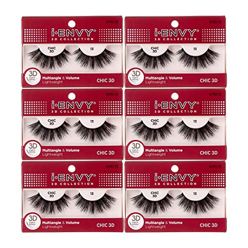 i?ENVY 3D Glam Collection Multi-Angle & Volume (6 Pack, KPEI13)