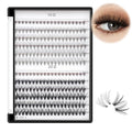 Bodermincer 10D 20D 240pcs Cluster Eyelash Extensions 10-11-12-13-14mm MixedEyelash Clusters Lash Extension Individual Lashes for Self Application (10D+20D, 10-11-12-13-14mm Mixed)