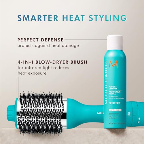 Moroccanoil Perfect Defense Heat Protectant Spray 6oz - Lightweight Argan Oil Formula