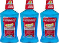 Colgate Peppermint Mouthwash 500ml Pack of 3 - Fresh Breath Oral Care