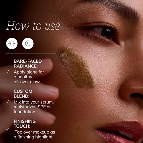 Ethereal Glow Serum - Radiance Barrier Skin Elixir with Champagne Variation