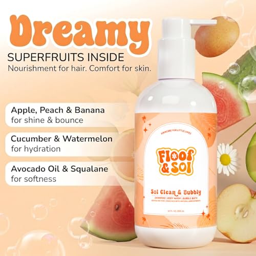 Baby Tear-Free Shampoo & Body Wash 10 Oz - Gentle Sensitive Skin