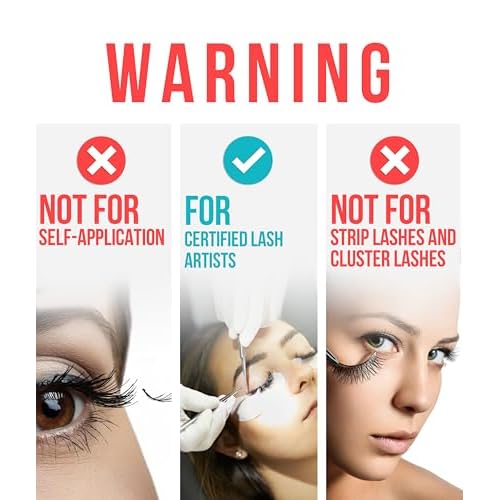 STACY LASH Extra Strong Evolution Advanced Eyelash Extension Glue (0.34fl.oz/10ml)/ 1Sec Dry /6Weeks Retention/Black Adhesive