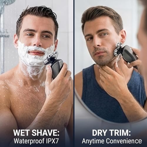 Silver 2-Pack Replacement Shaver Heads for Cyruzi & SHPAVVER - Model MS-672