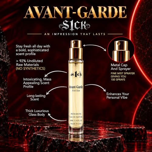 Avante-Garde Pheromone Cologne for Men – Long-Lasting Attraction Perfume 10mL