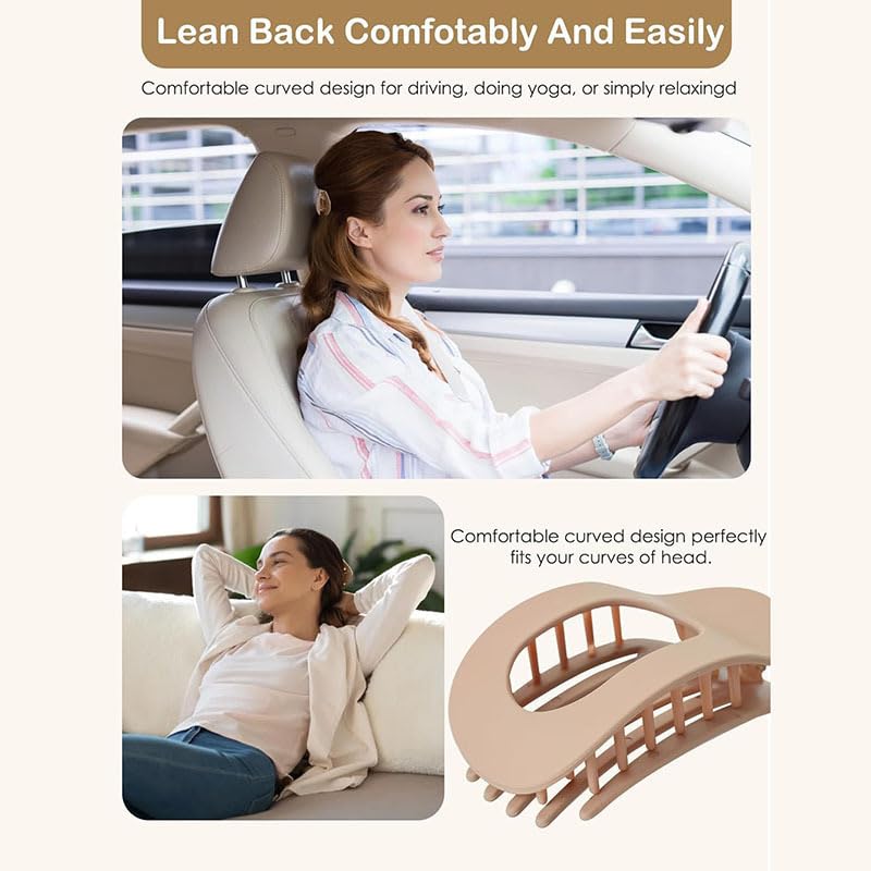 Flat Hair Clips for Women Duckbill Claw Clips for Thick Hair French Duckbill Hair Accessories(6PCS Mix)