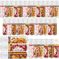 25 Pcs Christmas Lip Balms Bulk Peppermint Candy Cane Gingerbread Hot Cocoa Gifts Cookie Cinnamon Flavor Lip Balm Party Favor Xmas Stocking Stuffers Christmas Bulk Gifts for Coworker Staff Employee
