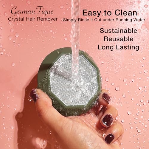 Crystal Hair Eraser Painless Hair Removal & Exfoliation - Olive Green