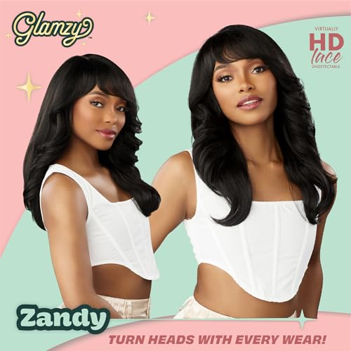 Sensationnel Glamzy Lace Crown Wig - Balayage Ash Blonde, Glueless, Heat Safe
