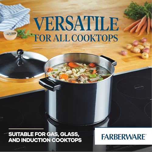 8 Quart Stainless Steel Stockpot with Lid - Classic Cookware, Versatile & Durable
