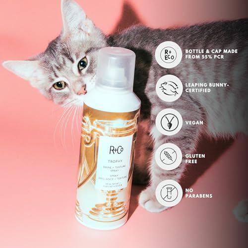 R+Co TROPHY Shine + Texture Spray ? Hair Texturizing & Shine Spray, Adds Volume & Manageability, All Hair Types