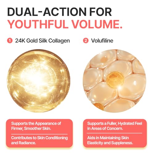 Liftox-Seal Gold Ampoule ? Firming & Radiance-Boosting Serum with Volufiline and Gold Complex, Moisture-Sealing Elasticity Booster for Plump, Glowing Skin (35 g / 1.23 oz)