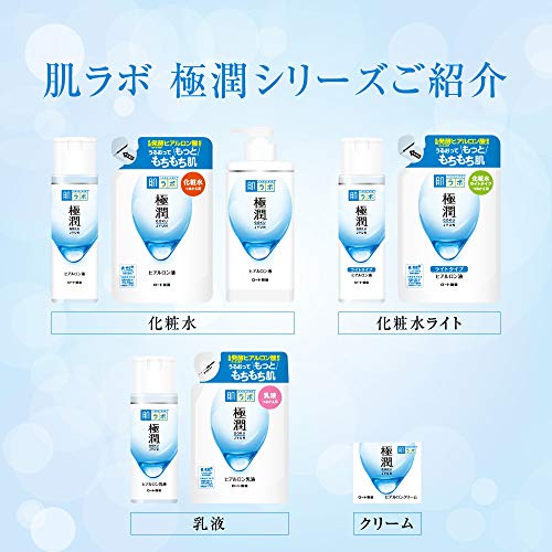 Rohto Hada-Labo Goku-jun Hyaluronic Milky Lotion Refill 140ml / 4.7 floz. (Japan Import)