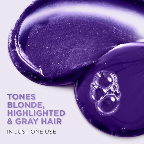 L¡¯Oreal Paris Sulfate Free Brass Toning Purple Conditioner for Blonde, Bleached, Silver, or Brown Highlighted Hair, EverPure, 6.8 Fl Oz (Packaging May Vary)