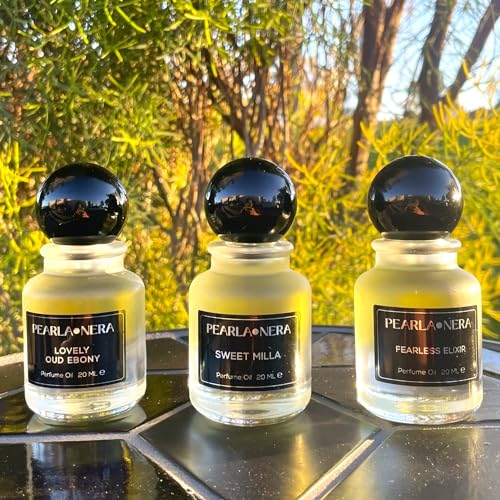 Red Lalibella Perfume Oil for Women & Men - Tropical Fruity Floral Scent - 0.68 Fl Oz - Exquisite Bottle