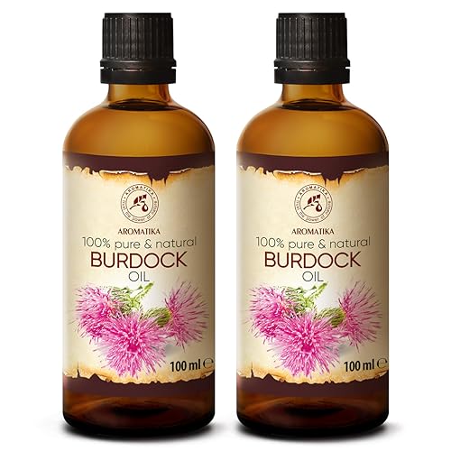 Burdock Root Oil for Hair & Skin - 6.8 Fl Oz Natural Hair & Body Care Oil