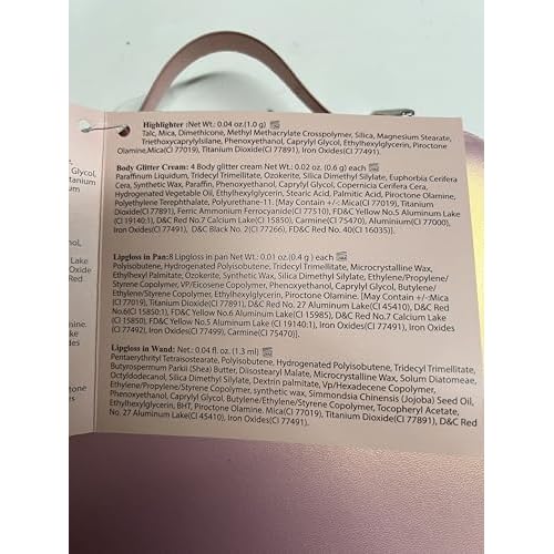 Color Nymph Makeup for Teens with Reusable Pink Handbag, All In One Girls Makeup Sets Makeup Kits for Girls Women with Eyeshadow Blushes Bronzer Highlighter Lipgloss