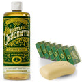 Carolina Castile Unscented Liquid & Vegan Unscented Bar Soap - Vegan & Pure Organic Soap Concentrated Non Drying All Natural Formula - Soap Bars with Organic Cocoa Butter and Olive Oil
