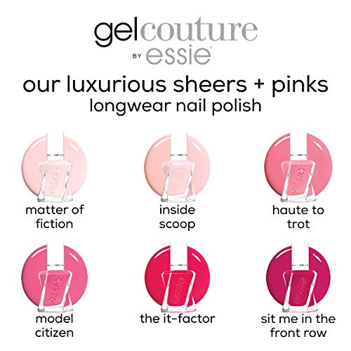 essie Gel Couture 2-Step Longwear Nail Polish, Vi Please, Red Nail Polish, 0.46 fl. oz.