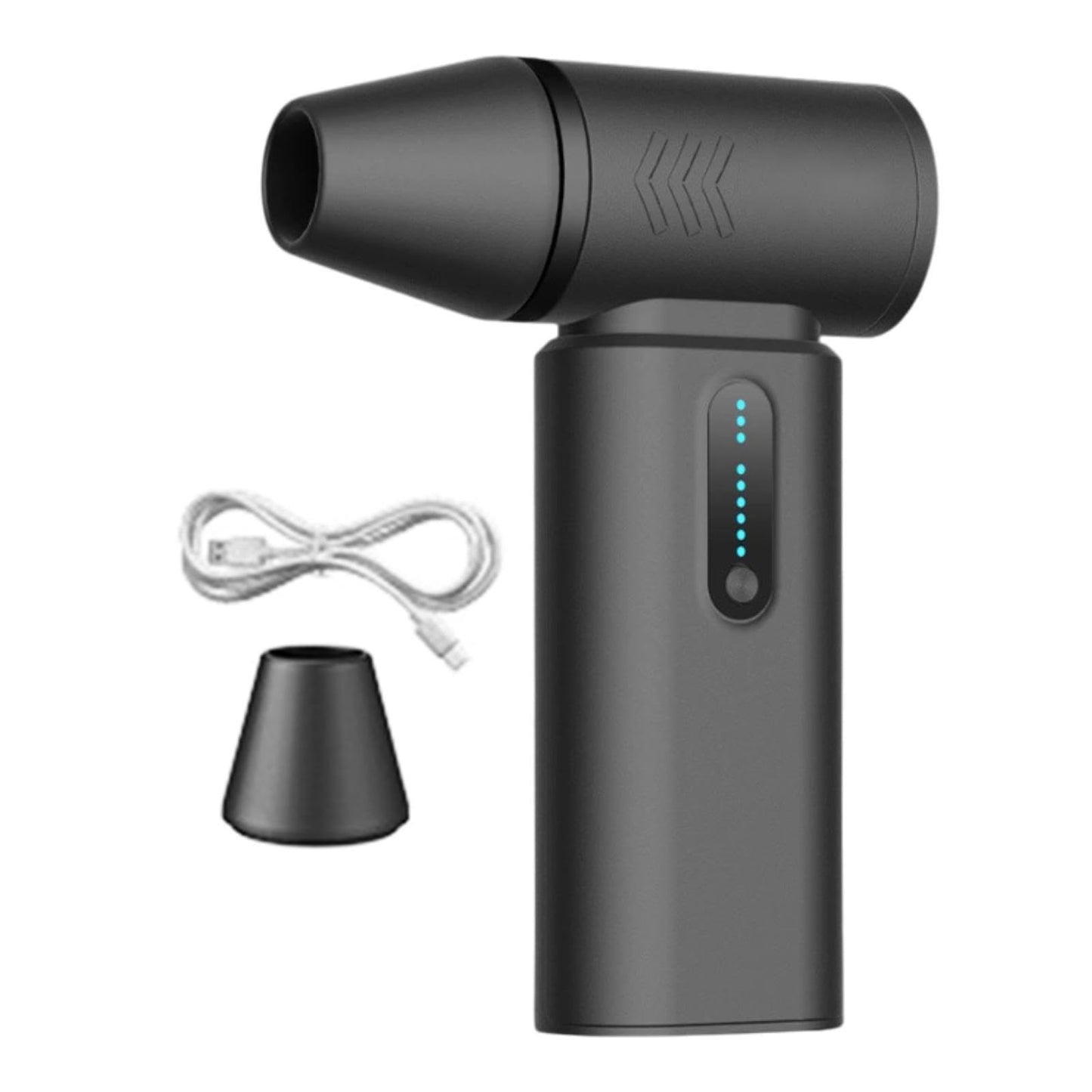 BLWOTMOR Mini Jet Dry Blower Hair Dryer Multi-use Turbofan Turbine Snow Blower for Cleaning of Keyboards & Laptop Hair Cleaning, Black