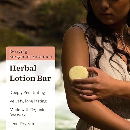 Moon Valley Organics Lotion Bars, Heal and Restore Chapped Skin, Lemon and Bergamot