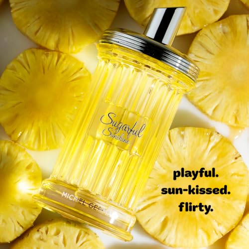 Michel Germain Sugarful Eau de Parfum Gift Set - Sugarful Sunshine, Fruity Floral Gourmand, 3.4 fl oz & 1.4 oz