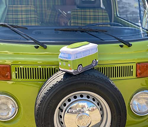 Large Green VW T2 Bus Camper Toiletry Bag - Waterproof Neoprene Cosmetic Case