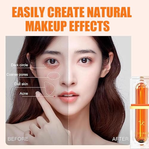Vitamin C Makeup Tone Up Cream 4-in-1 Face Primer Concealer for All Skin Types - Variation 2