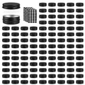 120 Pack 0.5 oz Aluminum Lip Balm Tins - Leakproof Cosmetic Containers