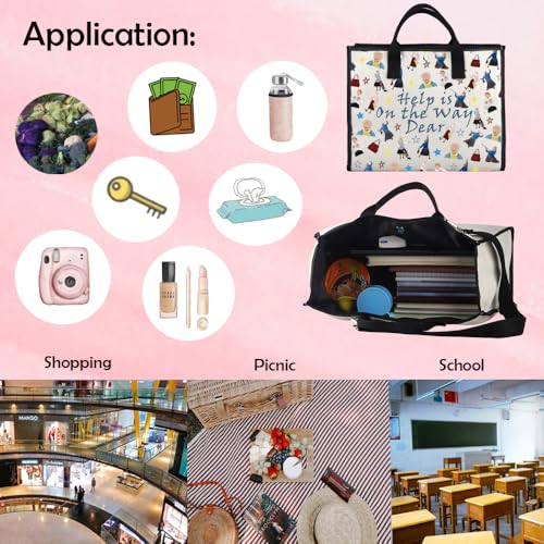 MNIGIU Mrs. Doubtfire Gift - Cosmetic Bag & Fans - Help Is On The Way