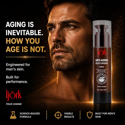 Men’s Anti-Aging Face and Neck Cream - Wrinkle & Firmness Serum for Men