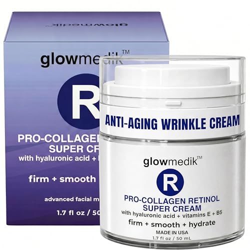 Retinol Night Cream for Wrinkles Anti-Aging Face Moisturizer - Sensitive Skin Formula