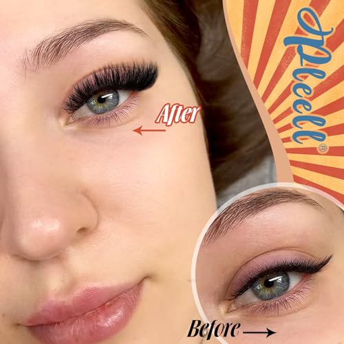 Lash Clusters 360Pcs Individual Lashes 80D Thick Fluff Cluster Eyelash Extensions 8-18MM False Lashes D Curly Wispy Fake Mink Eyelashes Extension by Pleell