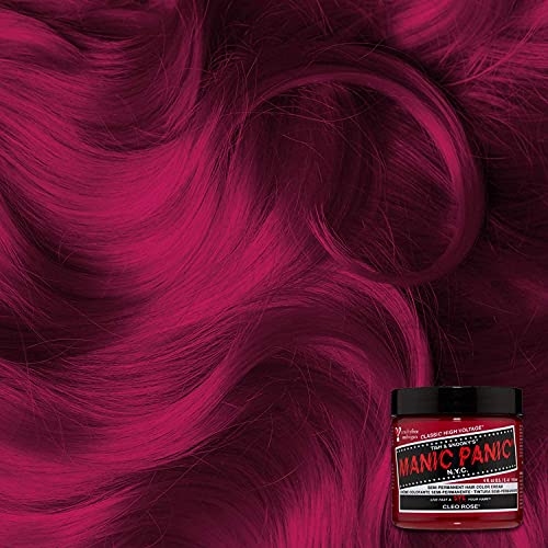 Semi Permanent Hair Dye - Bright Magenta Pink, Long-Lasting, Vegan, Cruelty-Free - 2 Pack