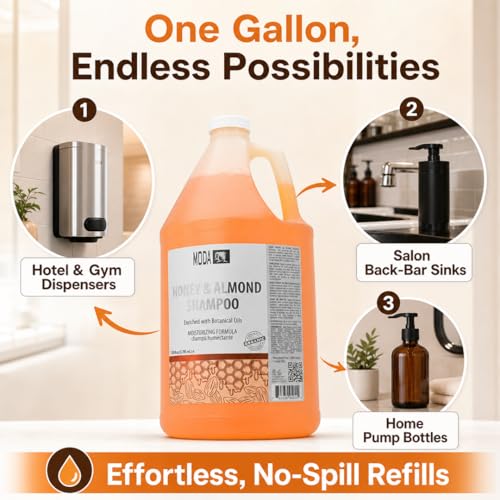 Bulk Hotel & Salon Shampoo - Deep Moisturizing 128 oz for Hospitality & Hair Care