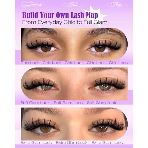 Spikes Lash Clusters Kit Wispy Manga Lash Clusters D Curl 10-18mm Anime Eyelash Clusters Fluffy Individual Lashes with Spikes DIY Lash Extension Kit with Bond and Seal and Lash Tweezers for Salon Look