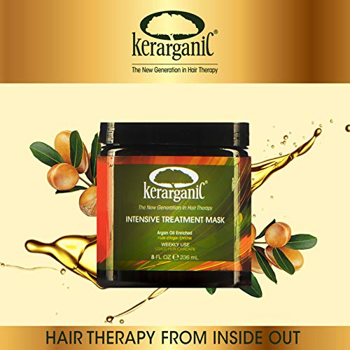 Argan Oil Enriched Keratin Hair Repair Mask - Strengthen & Restore, 8oz