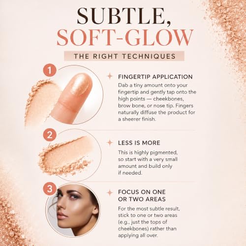 Mynena Bright Pink Highlighter & Body Illuminator - Blush Quartz Variation