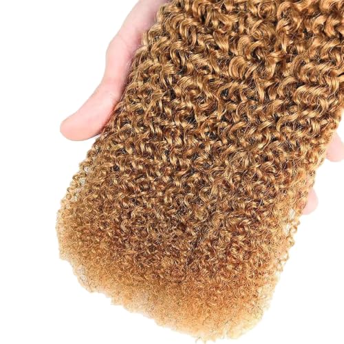 Honey Blonde Jerry Curly Human Hair Bundle 24 Inch - Unprocessed Brazilian Virgin Hair