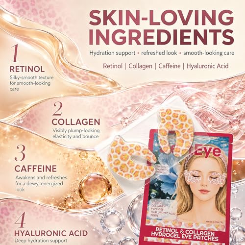 Besteye Rose Quartz Mauve Pink Under Eye Patches 5 Pairs Collagen & Caffeine