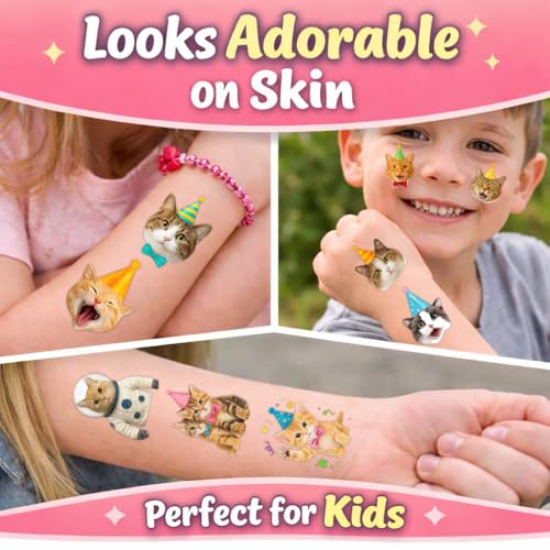 96PCS Ocean Temporary Tattoos Stickers - Under The Sea Themed Birthday Party Favors Adventure Ocean Birthday Party Decorations Accessories Supplies Gift For Kids Teens Adult Classroom Prizes Rewards