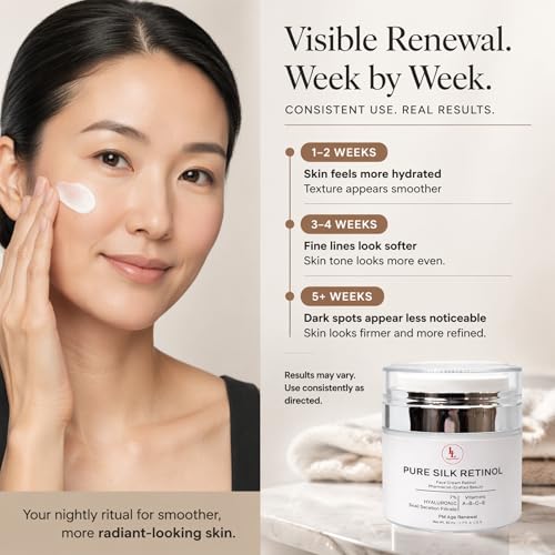 Retinol Night Cream with Snail Mucin & Hyaluronic Acid for Anti-Aging - 50ml