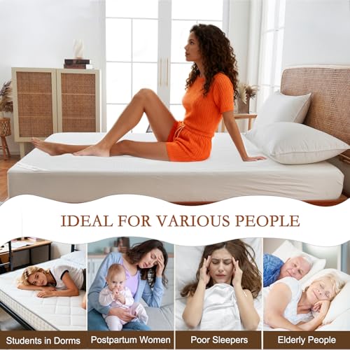 King Wool Mattress Pad with Cotton Cover – Natural Australian Wool, White - Your Moon