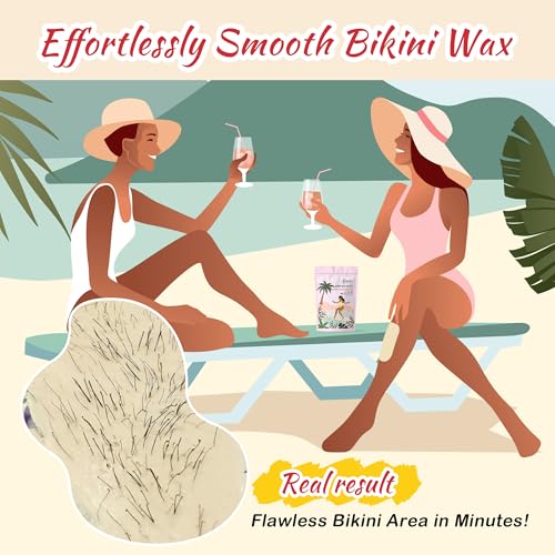 Off White 2.5 lb Hard Wax Beads for Sensitive Skin Hair Removal
