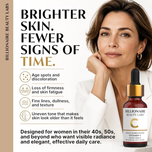 Vitamin C Serum for Face - Anti-Aging Brightening & Hydrating Serum with Hyaluronic Acid - 2 Fl Oz - Includes Variation 2 Fl Oz Pack of 1