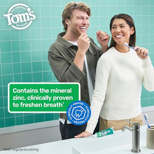 Tom's of Maine Wicked Fresh Fluoride Toothpaste Peppermint 4 oz - Pack of 3